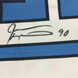 FRAMED Autographed/Signed JEVON KEARSE 33x42 Tennessee Light Blue Jersey JSA COA