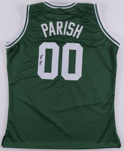 Robert Parish Signed Boston Celtics Jersey (JSA Hologram) 4xNBA Champion
