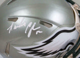 Randall Cunningham Autographed Eagles Flash Speed Mini Helmet- Beckett W Holo