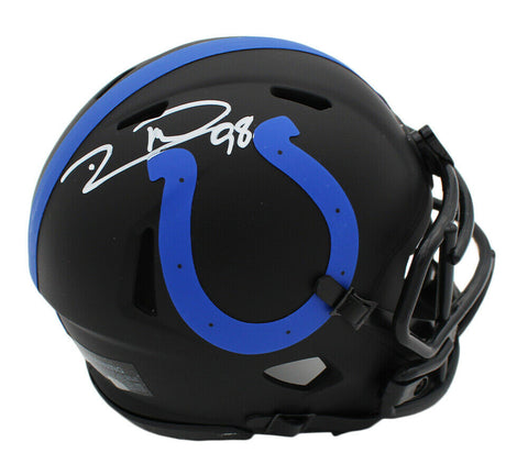 Robert Mathis Signed Indianapolis Colts Speed Eclipse NFL Mini Helmet