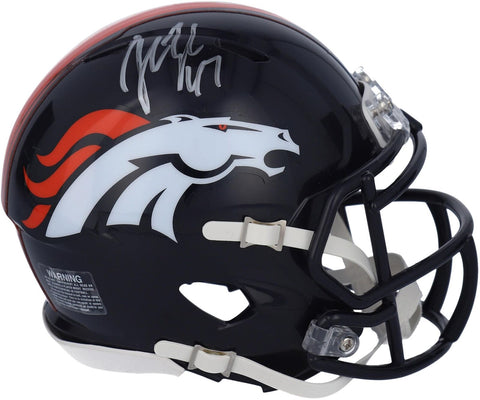 John Lynch Denver Broncos Signed Riddell Speed Mini Helmet