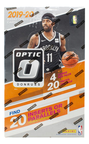 2019/20 Panini Donruss Optic Basketball Card Retail 20 Pack Box
