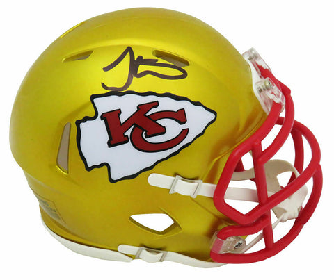 Tyreek Hill Signed Kansas City Chiefs FLASH Riddell Speed Mini Helmet - (SS COA)