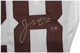 Jeremiah Owusu-Koramoah Autographed Pro Style White XL Jersey BAS 34745
