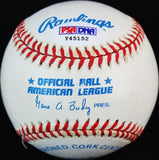 Astros Carlos Lee Signed Oal Budig Baseball (Rookie Signature) PSA/DNA #Y45152