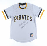 Dave Parker Signed Pittsburgh Pirates Jersey Inscbd "1978 MVP" (Schwartz Sports)