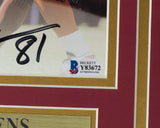 Terrell Owens Signed Framed San Francisco 49ers 8x10 Football Photo BAS