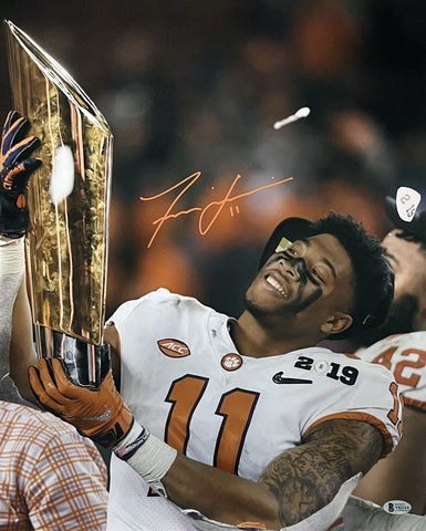 ISAIAH SIMMONS SIGNED AUTOGRAPHED CLEMSON TIGERS 16x20 PHOTO BECKETT