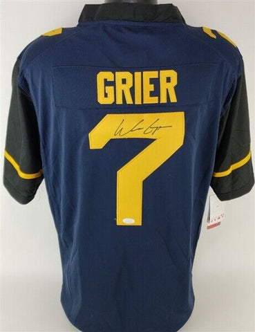 Will Grier Signed West Virginia Mountaineers Nike Authentic Jersey (JSA COA)