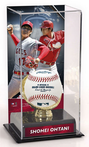 Shohei Ohtani Los Angeles Angels Gold Glove Display Case with Image - Fanatics