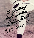 Bobby Shantz Philadelphia Athletics Signed 8x10 Baseball Photo Inscribed BAS