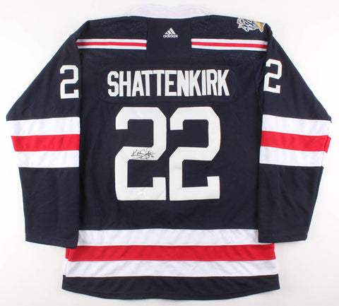 Kevin Shattenkirk Signed New York Rangers Custom Throwback Jersey (JSA COA)