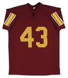 Troy Polamalu Authentic Signed Maroon Pro Style Jersey Autographed BAS Witnessed
