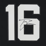 Framed Trevor Lawrence Jacksonville Jaguars Autographed #16 Black Nike Jersey