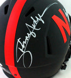 Nebraska Heisman Winners Autographed F/S Eclipse Speed Helmet- JSA W *WHITE