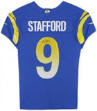 Framed Matthew Stafford Los Angeles Rams Signed Royal Elite Jersey