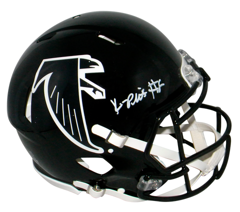 KYLE PITTS AUTOGRAPHED SIGNED ATLANTA FALCONS T/B AUTHENTIC SPEED HELMET BECKETT