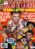 De La Hoya Arturo Gatti & Others Authentic Autographed Mag Cover PSA Q06982