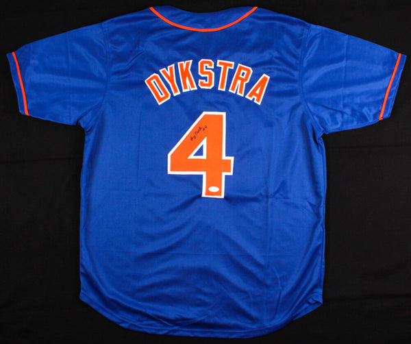 Lenny Dykstra Signed New York Mets Jersey (JSA COA) Lead Off Hitter 1986 Champs