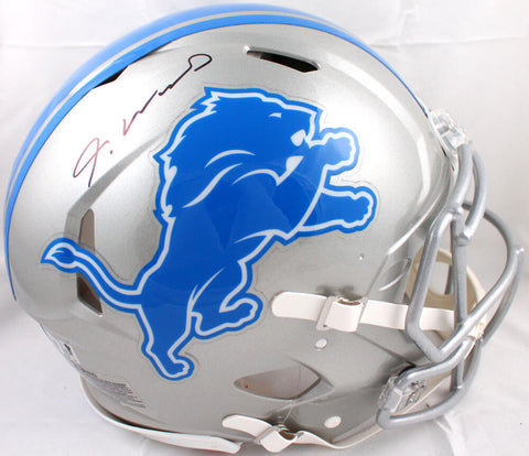 Jameson Williams Signed Detroit Lions F/S Speed Authentic Helmet-Beckett W Holo