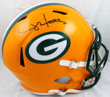 Clay Matthews Autographed Green Bay Packers F/S Speed Helmet-JSA W *Black