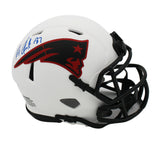 Rob Gronkowski Signed New England Patriots Speed Lunar NFL Mini Helmet