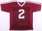 Johnny Manziel Signed Texas A&M Aggies Stat Jersey Ins "Johnny Fu**ing Football"
