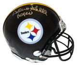 Donnie Shell Signed Pittsburgh Steelers VSR4 Mini Helmet HOF Beckett 35590