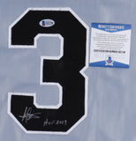 Harold Baines Inscribed HOF 19 Signed Chicago White Sox Jersey (Beckett COA) DH