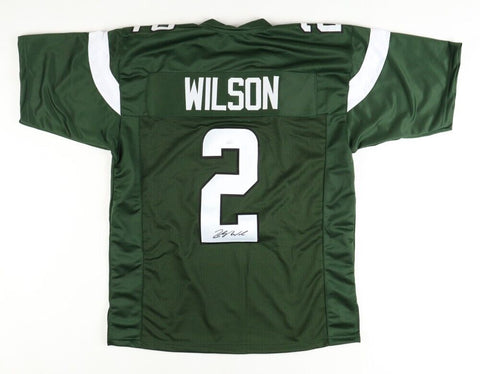 Zach Wilson Signed New York Jets Jersey (Beckett) N.Y. 2021 Draft Pick / B.Y.U.