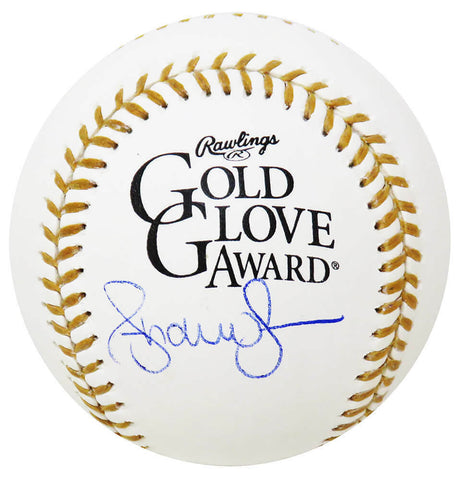 Andruw Jones Signed Rawlings Gold Glove Logo MLB Baseball - Schwartz COA