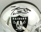 Jason Witten Signed Las Vegas Raiders Chrome Mini Helmet- Beckett Auth *Black