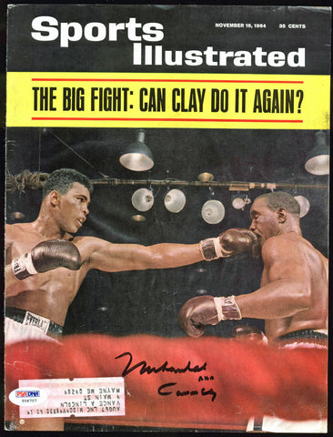 Muhammad Ali Signed 1964 Sports Illustrated Magazine Cover PSA/DNA #Y06707