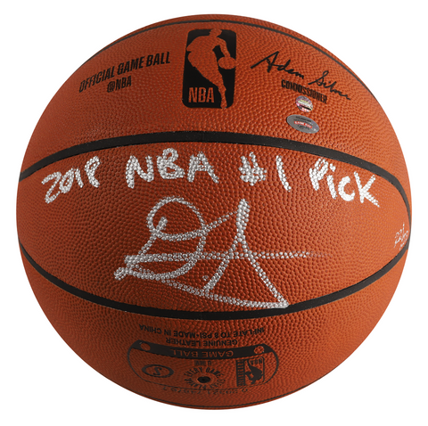 DEANDRE AYTON Autographed 2018 NBA #1 Pick Authentic Basketball STEINER LE 22/22