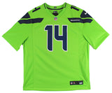 Seahawks D.K. Metcalf Authentic Signed Neon Green Nike Jersey BAS Witnessed