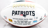 Ty Law Autographed New England Patriots Logo Football w/SB Champ-Beckett W Holo