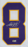 Adrian Peterson Authentic Signed White Pro Style Jersey Autographed BAS Witness