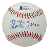 Willie Mays Monte Irvin Dual Signed Giants Baseball BAS LOA AA05925