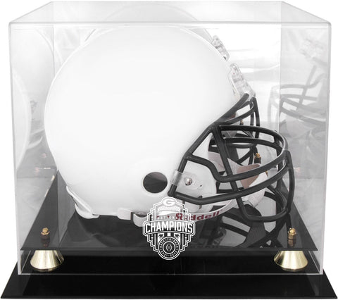 Georgia Bulldogs 2022 College Football Playoff Champs Class Helmet Display Case