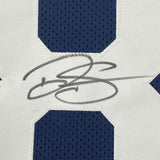 Framed Autographed/Signed Dalton Schultz 33x42 Dallas Football Jersey JSA COA