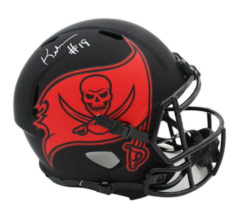 Keyshawn Johnson Signed Tampa Bay Buccaneers Speed Full Size Eclipse NFL Helmet