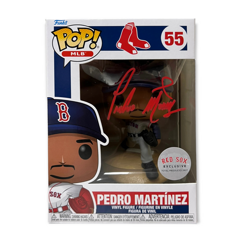 Pedro Martinez Signed Autographed Funko Pop Red Sox JSA