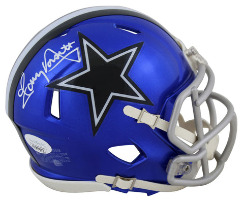 Cowboys Tony Dorsett Authentic Signed Flash Speed Mini Helmet JSA Witness