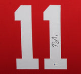 BRANDON AIYUK (49ers red SKYLINE) Signed Autographed Framed Jersey Beckett