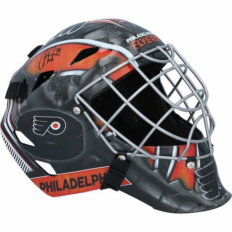 CARTER HART Autographed Philadelphia Flyers Full Size Goalie Mask FANATICS