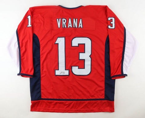 Jakub Vrana Signed Washington Capital Jersey (JSA COA) 2018 Stanley Cup Champion