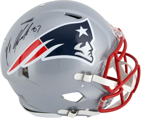 Rob Gronkowski New England Patriots Signed Riddell Pro-Line Speed Helmet
