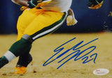 Eddie Lacy Autographed Green Bay Packers 8x10 Running Photo- JSA Witnessed Auth