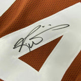 FRAMED Autographed/Signed RICKY WILLIAMS 33x42 Texas Orange Jersey Beckett COA