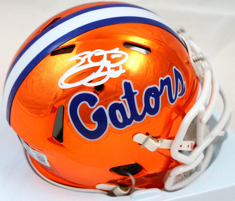 Emmitt Smith Autographed Florida Gators Chrome Speed Mini Helmet-Beckett W Holo